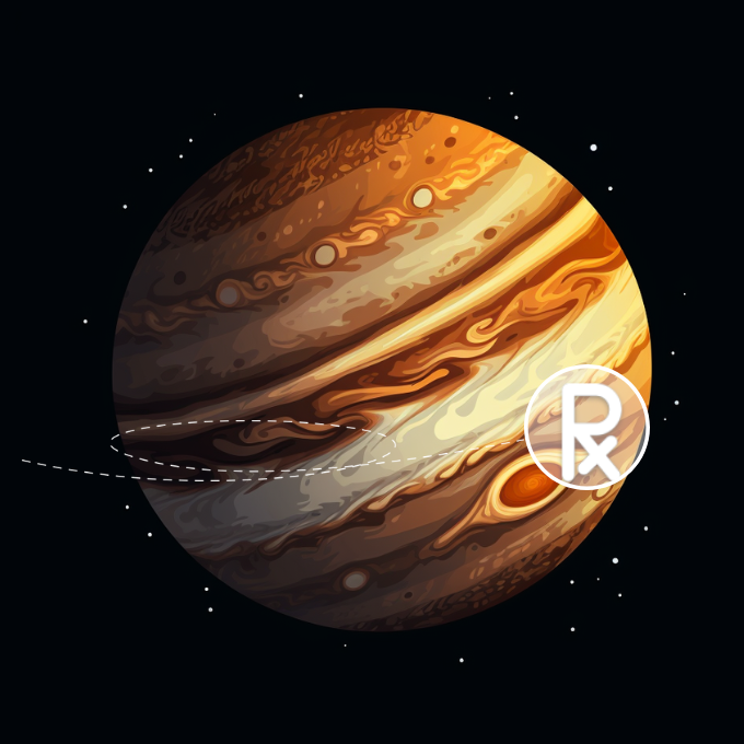 jupiter retrograde illustration thumbnail