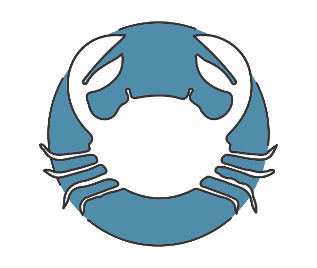 An image of Water Signs and Cancer icon symbol. The Ultimate Guide To Zodiac Water Signs