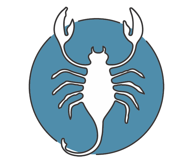 An image of Scorpio Sign and Scorpio icon symbol. Welcome to the Scorpio Sign.