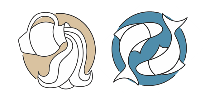 Aquarius-Pisces-Cusp-Signs An image of Cusp Signs. and aquarius pisces cusp signs. People refer to people that are born on or near the star sign change over dates as cusp signs.