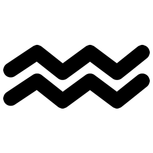 Aquarius-Zodiac-Sign-Symbol-Glyph-Icon300-Blk An image of Aquarius Sign and aquarius zodiac sign symbol glyph icon300 blk. Welcome to the Aquarius Sign.