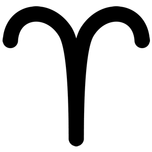 Aries-Zodiac-Sign-Symbol-Glyph-Icon300-Blk An image of Aries Sign and aries zodiac sign symbol glyph icon300 blk. Welcome to the Aries Sign.