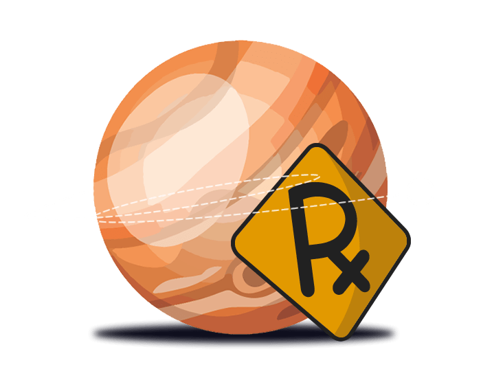 Jupiter-Retrograde-Icon-Glyph-Logo An image of Planetary Retrogrades and jupiter retrograde icon glyph logo. Welcome to our guide to Planetary Retrogrades.