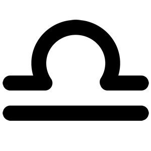 Libra-Zodiac-Sign-Symbol-Glyph-Icon300-Blk An image of Libra Sign and libra zodiac sign symbol glyph icon300 blk. Welcome to the Libra Sign.