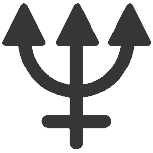 Neptune-Glyph-Icon An image of Neptune Sign and neptune glyph icon. Let’s take a look at Neptune and Neptune Signs.