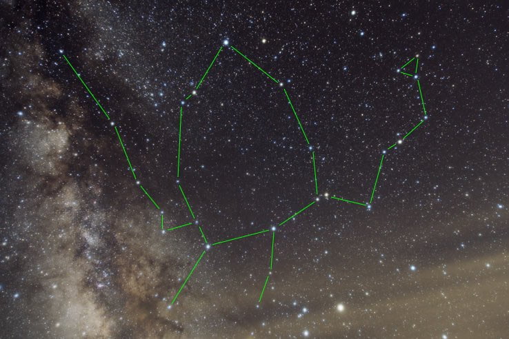 Ophiuchus-Constellation-Illustration An image of Ophiuchus Sign and ophiuchus constellation illustration. A Guide to Ophiuchus Zodiac Sign