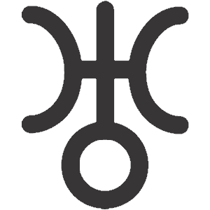 Uranus-Glyph-Icon An image of Uranus Sign and uranus glyph icon. Let’s take a look at Uranus and Uranus Signs.