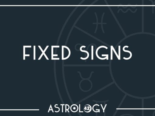 Fixed Signs Fixed Signs