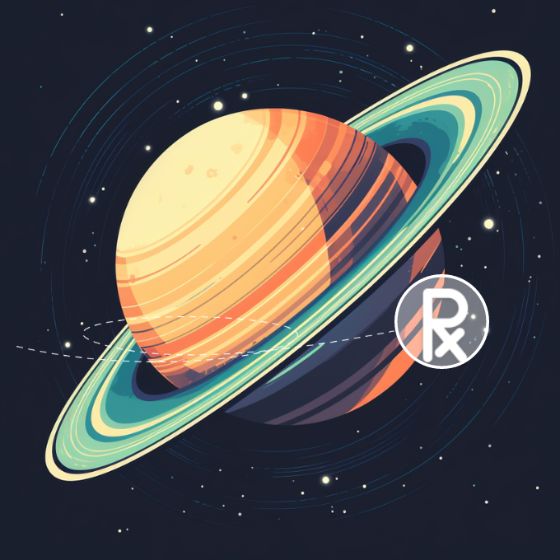 saturn retrograde illustration