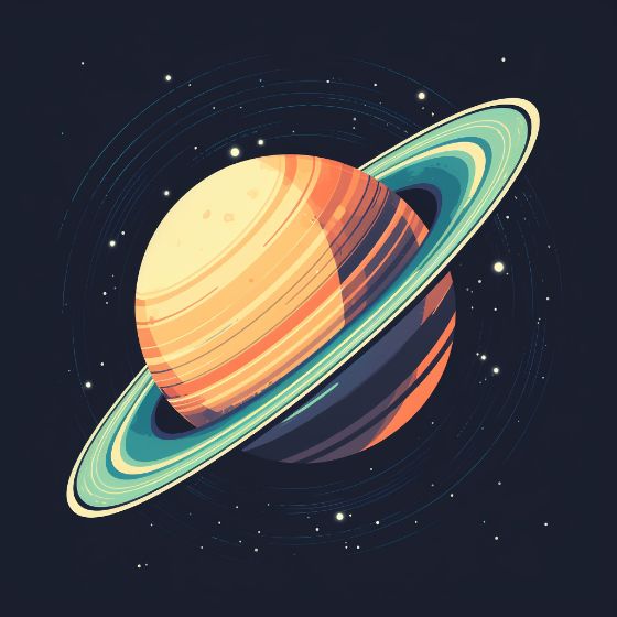 Saturn Meaning Illustration